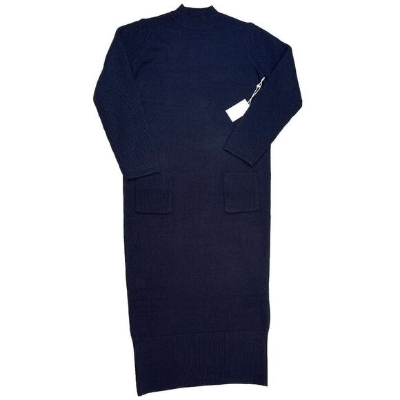 Jackson Rowe Womens Dress Size Large Sweater Black Knit Mock Turtleneck NWT - Picture 1 of 12